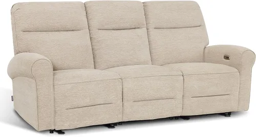 Vista 20 de MCombo Sofá reclinable eléctrico Hugger de pared de 87.8 pulgadas, sofá reclinable triple de 3 asientos con puertos USB, sofá reclinable con brazo