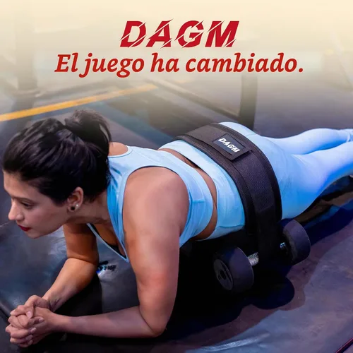 Vista 4 de DAGM Hip Thrust Belt for Dumbbells Heavy No Bruise. 500 lbs, Women & Men