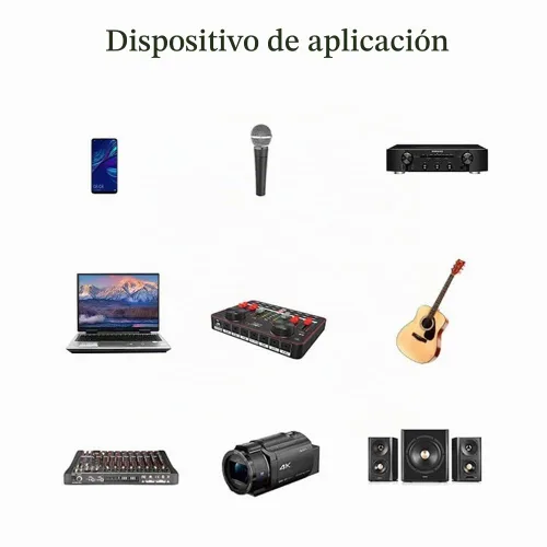Vista 4 de Cable conector XLR de 7 pines de 1.64 pies, cable de micrófono XLR equilibrado macho a hembra para micrófono e interfaz de audio, cable de enchufe