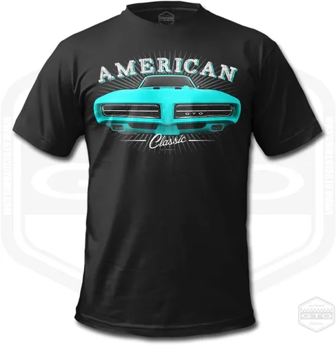 Vista 9 de 1969 GTO Tribute - Camiseta para hombre, color negro, idea de regalo para fanáticos del coche americano S-6XL Fabricado en Estados Unidos