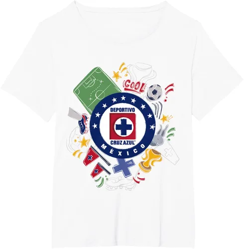 Vista 6 de Cruz Azul - Consigue una gran puntuación con nuestra camiseta exclusiva de la colección, Blanco