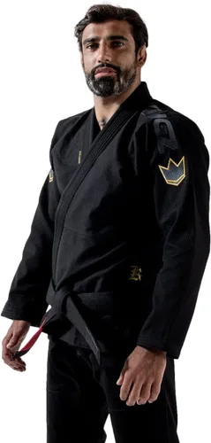 Vista 2 de Kingz Comp 450 V6 Brazilian Jiu Jitsu Gi - Kimono ligero para hombre BJJ - IBJJF Legal - 450gsm Pearl Weave Professional