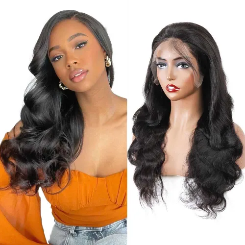 Vista 19 de Cabello humano ondulado con cierre frontal de encaje HD 4 x 4, cierre de encaje con cabello de bebé, cabello humano 100% virgen brasileño
