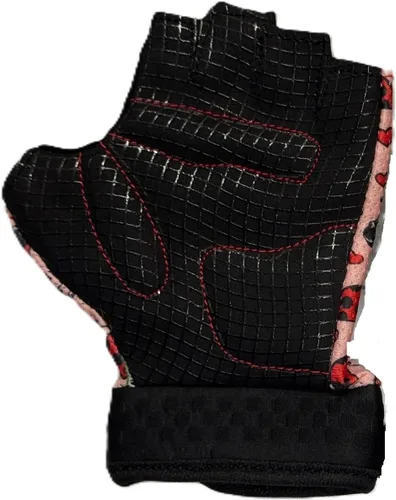 Vista 3 de Guantes infantiles para ciclismo, scootering y diversión en el patio de recreo Guantes de bicicleta acolchados de medio dedo para niños y niñas
