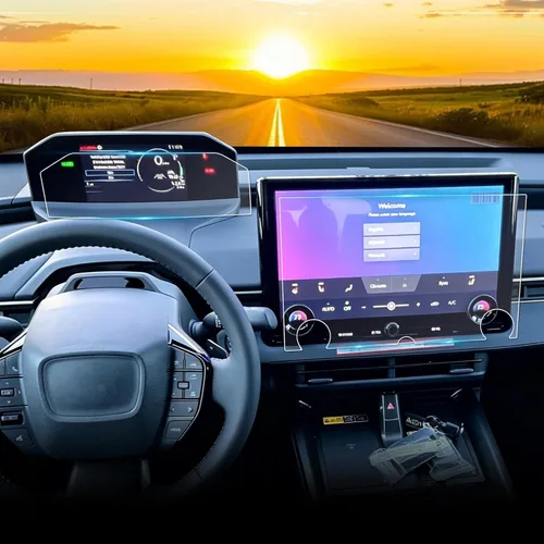 Vista 10 de YEE PIN Protector de pantalla para 2014-2019 4Runner Entune 6.1 pulgadas/2013 BRZ, protector de pantalla táctil de cristal templado para navegación