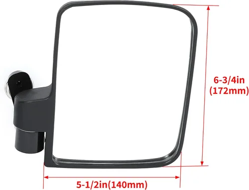 Vista 9 de HECASA Espejo universal para tractor compatible con John Deere, Kubota, Kioti, Mahindra Strong Magnetic Mirrors Accesorios para tractor