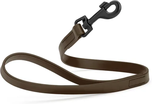 Vista 54 de Dogline Biothane - Correa impermeable para perro, tejido de nailon con revestimiento fuerte, con herrajes negros, a prueba de olores, fácil