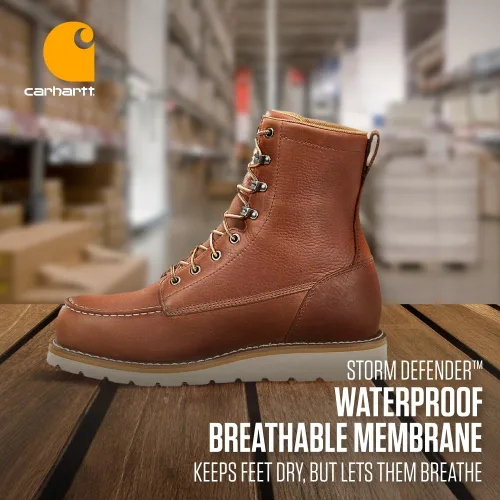 Vista 5 de Carhartt Botas de trabajo Wp de 8 pulgadas con punta de acero para hombre