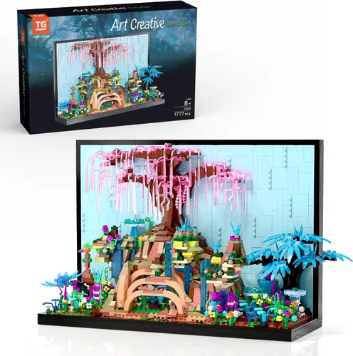 Vista 8 de TG BLOCKS Conjunto de construcción de castillo mágico de ladrillo micro