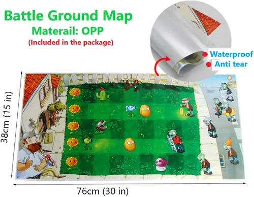 Vista 7 de ZESTAR Plantas y Zombies Juguetes Figuras vs Peashooter Recuerdos de Fiesta Decoraciones de Cumpleaños Suministros Peluches Set Serie 2 Juegos PVZ