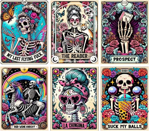 Vista 7 de 6 paquetes de kits de pintura de diamantes de Halloween para adultos, kits de arte de diamante de terror DIY para principiantes, kits de arte