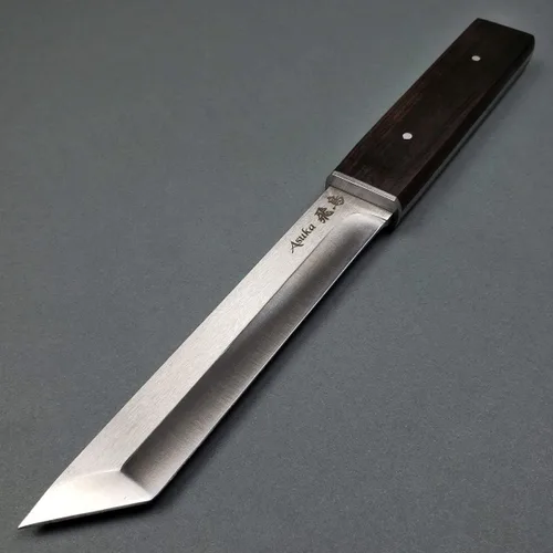 Vista 6 de Asuka - Espada Samurai corta - Espada Samurai Tanto - Coleccionable de acero inoxidable 3CR13 - Pieza de exhibición de espiga completa
