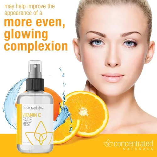 Vista 2 de Vitamina C Glow Hidratante Anti-Envejecimiento Facial Mist w/Actives Vita C, niacinamida, colágeno, péptidos y retinol Refresca e ilumina la tez