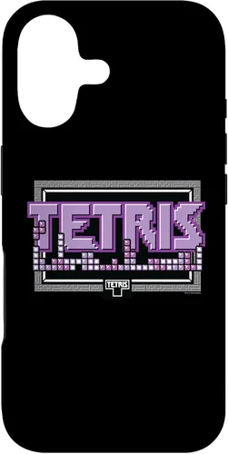 Vista 32 de Funda con logotipo de 8 bits para iPhone 11 Tetris