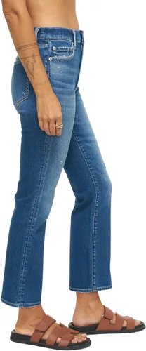 Vista 2 de Pistola Denim Lennon - Jeans recortados de tiro alto para mujer