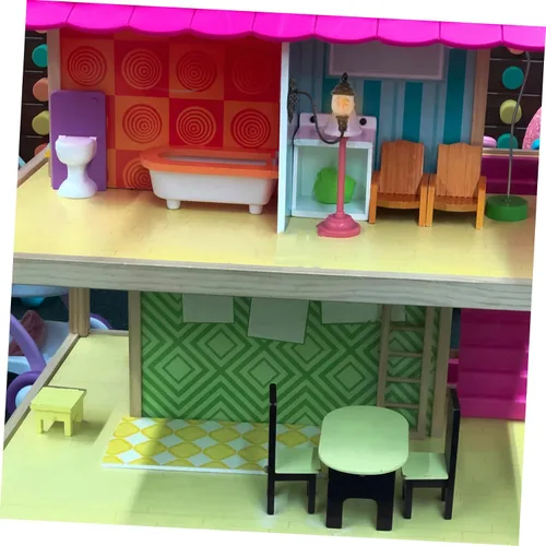 Vista 4 de DOITOOL 4 piezas de mini lámpara de pared modelos escala 1.87 accesorios de casa de muñecas lámpara de pared simulada para micro paisaje mesa