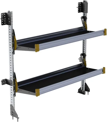 Vista 7 de Ranger Design Delivery Van - Paquete de estantería compatible con Mercedes Sprinter, 144" WB – DLS-19