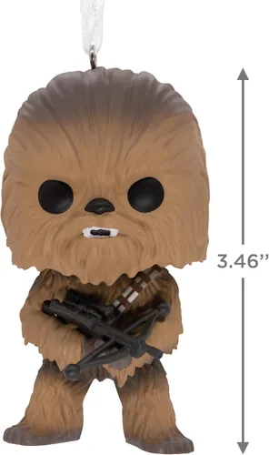 Vista 4 de Hallmark Star Wars Chewbacca Funko Pop! Adorno navideño