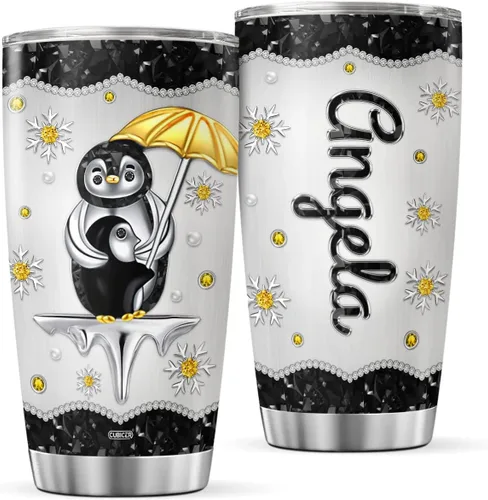 Vista 9 de CUBICER Vasos de café personalizados con tapa, tazas de viaje de mariposa para amantes de los animales, mujeres, niñas, niños, vaso de acero