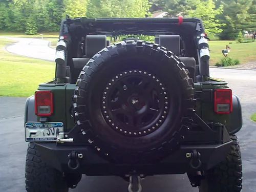 Vista 6 de Kit para soporte para gato Hi-Lift Jack de 48 pulgadas para Jeep JK Wrangler de 4 puertas