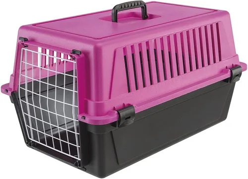 Vista 7 de Ferplast Atlas 20 - Transportador para gatos y perros, color azul