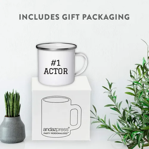 Vista 4 de Andaz Press Taza de café de acero inoxidable para fogata, regalo de agradecimiento, 1 actor, 1 paquete, ideas de regalo de cumpleaños, compañero