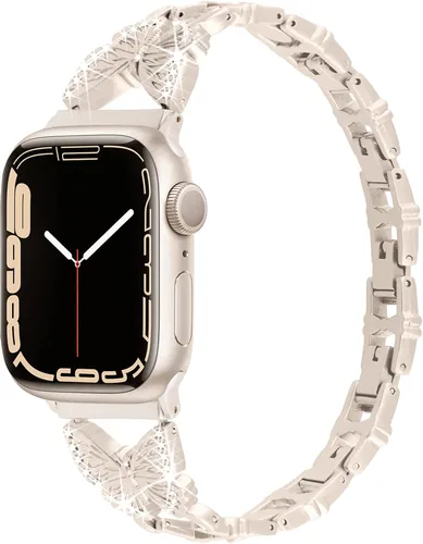 Vista 13 de YGTIECS Compatible con correas de Apple Watch para mujeres de 1.654 pulgadas (1.654 pulgadas), 1.614 pulgadas, 1.575 pulgadas, 1.496 pulgadas, 1.496