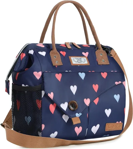 Vista 10 de Lekesky Lonchera térmica portátil para mujer, 11L, color gris