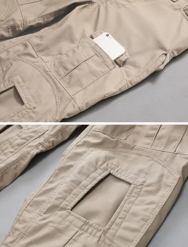 Vista 7 de TRGPSG Pantalones tácticos para hombre, pantalones de senderismo, pantalones cargo de camuflaje militar, pantalones de trabajo casuales