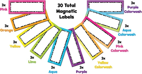 Vista 2 de Teacher Created Resources Brights 4Ever Etiquetas magnéticas (TCR20599)