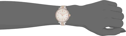 Vista 5 de Michael Kors Correa de acero inoxidable Sofie para mujer con correa de acero inoxidable, plata, 14 reloj casual (Modelo MK3880)