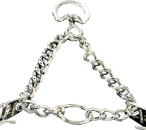 Vista 4 de Herm Sprenger - Collar de punta de 25 pulgadas de largo para cuellos de hasta 22 pulgadas, acero cromado