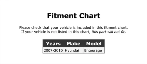 Vista 2 de Buje trasero del brazo de control de la suspensión compatible con Hyundai Entourage 2007 2008 2009 2010 PC-113090 2010 2009 2008 2007