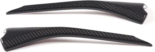 Vista 7 de Daeiclru Panel de puerta interior de automóvil de fibra de carbono real compatible con Chevrolet Corvette C8 2020-2023, tira decorativa para puerta