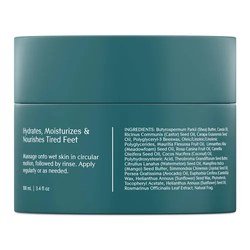 Vista 3 de Bare August Crema para pies y bálsamo de talón Loción de mantequilla para pies suaves, lisos y saludables, hidratante de pies y suavizante de crema