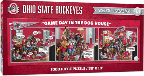 Vista 11 de YouTheFan NCAA Game Day in The Dog House - Rompecabezas de 1000 piezas