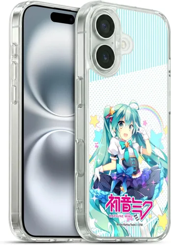Vista 154 de Head Case Designs Licencia Oficial Hatsune Miku Gráficos Lindos Carcasa de Gel [Protección de Grado Militar] Compatible con Apple iPhone 7