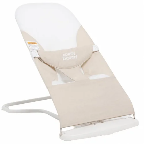 Vista 11 de ComfyBumpy - Asiento gorila para bebé, 100% tela de algodón orgánico y malla transpirable, 3 posiciones plegable, portátil, con funda de transporte
