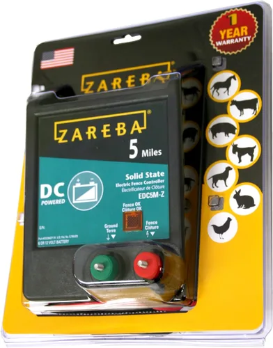 Vista 8 de Zareba EDC5M-Z Cargador solar para vallas con alcance de 5 millas
