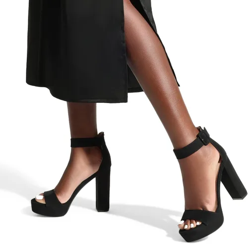 Vista 6 de DREAM PAIRS - Sandalias de tacón alto para mujer