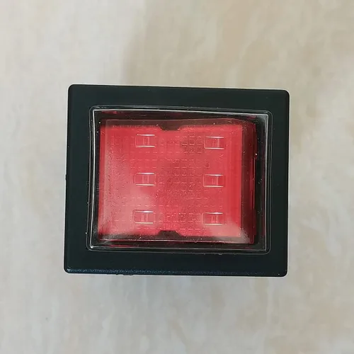 Vista 5 de 1 pieza KEDU HY12 Interruptor basculante ON Off Interruptores de botón pulsador con luz AC125V/250V/400V