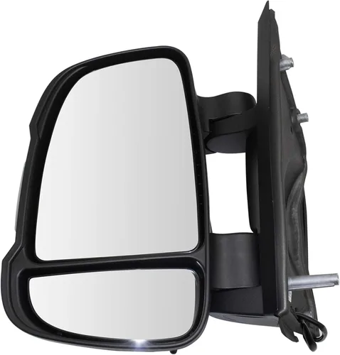 Vista 129 de TRQ Espejo plegable con calefacción eléctrica del lado del conductor con indicador de punto ciego pintura a juego negro liso compatible con Kia