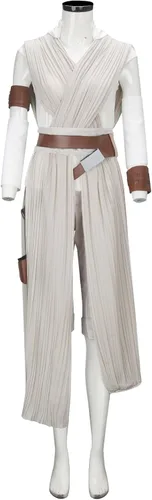 Vista 9 de Disfraz de Rey para mujer, trajes de cosplay Jedi de lujo, conjunto completo con cinturón para Halloween