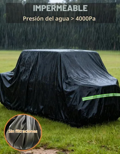 Vista 5 de Cubierta UTV de 4 a 6 plazas, resistente 600D, cubierta de protección para todo tipo de clima, compatible con Can-Am Defender MAX PRO/X3