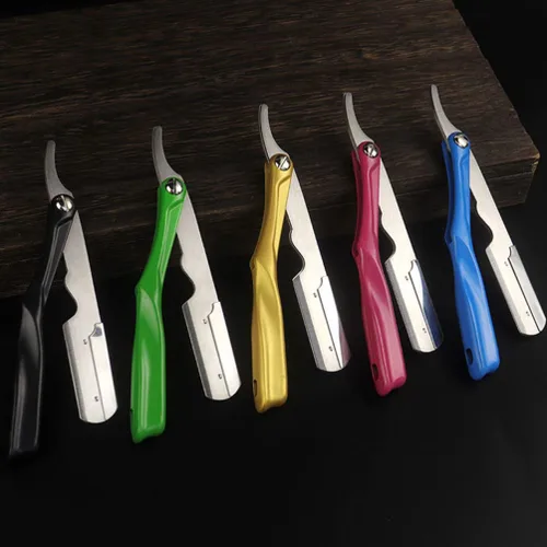 Vista 3 de Beavorty Barber Razor Holder Mens Hair Blade Straight Razor Stand Professional Shaving Supply