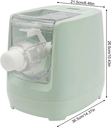 Vista 8 de Máquina automática de pasta de 260 W, máquina eléctrica de fideos para pasta, máquina de pasta con 12 formas de fideos con taza medidora, capacidad