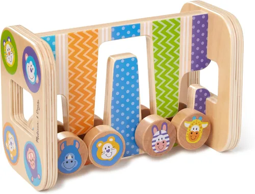 Vista 4 de Melissa & Doug Safari Zig-Zag Tower