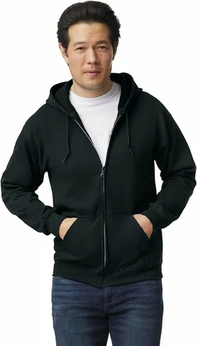 Vista 8 de Gildan Sudadera con capucha y cremallera completa para hombre