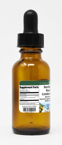 Vista 2 de Extracto líquido combinado de glicerita de raíz de remolacha roja (1:5), sabor a menta (1 oz, ZIN: 522901)