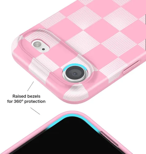 Vista 1311 de VELVET CAVIAR Funda para iPhone 15, compatible con MagSafe, probada contra caídas de 10 pies, fundas protectoras de diseño, leopardo color rosa